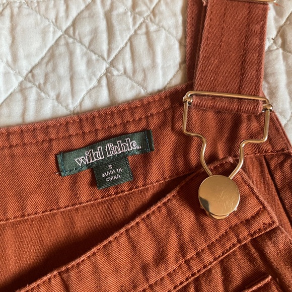 Wild Fable Rust Overalls - Picture 4 of 6